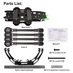 9IMOD 13inch 15inch 520mm Drone Frame Carbon Fiber Frame Kit Drone Accessories DIY for Racing Drone Parts